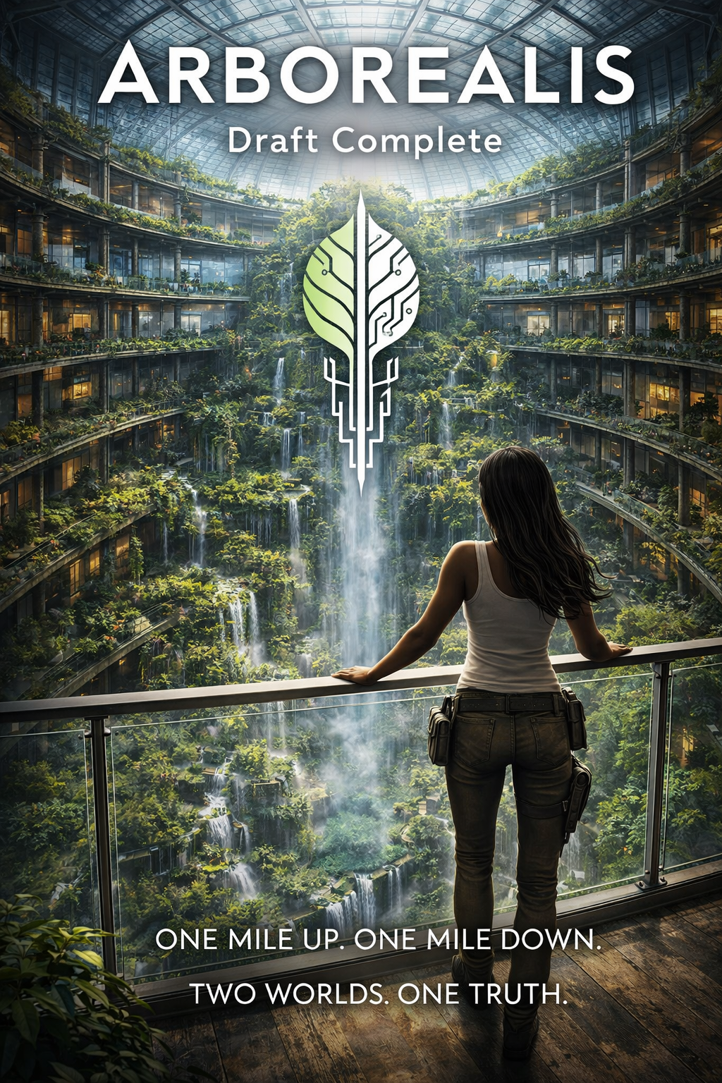 Interior garden world of the Arborealis arcology